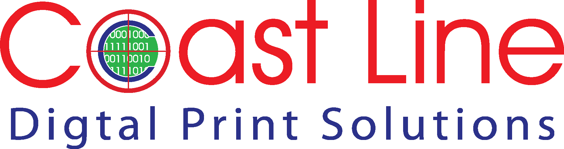 Coastline Digital Printing Logo Vector Logo